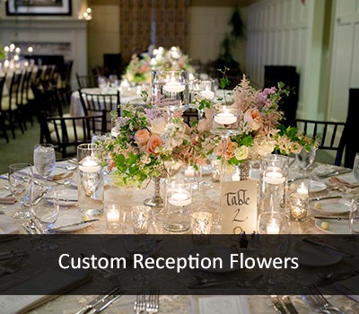 Wedding Reception Flowers, Mayfield Florist